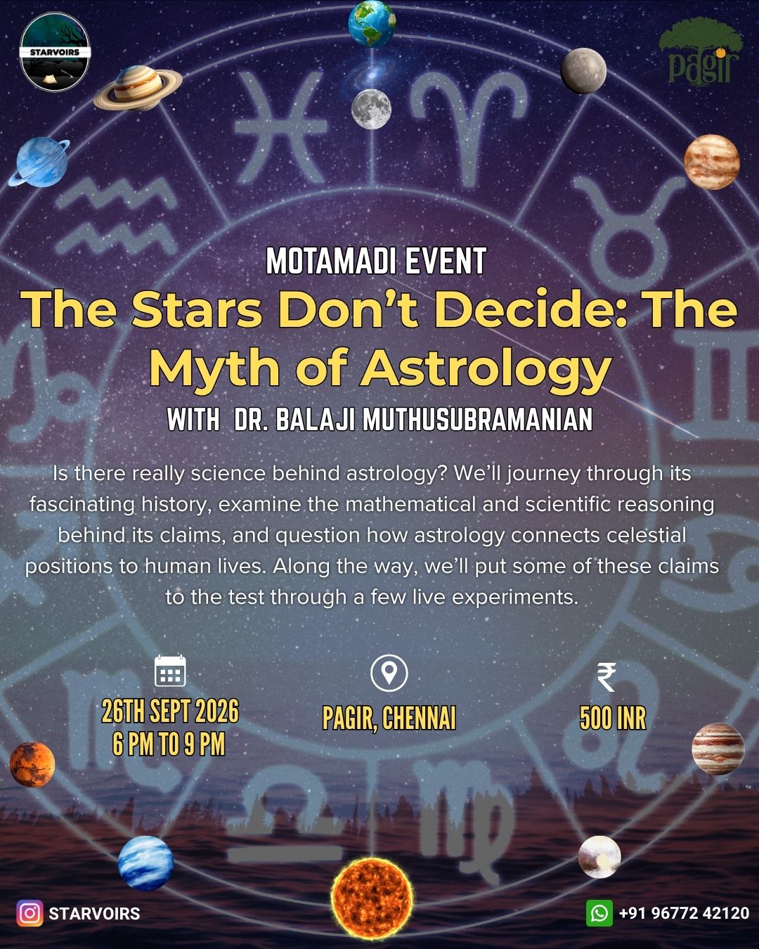 The Stars Don't Decide with Dr. Balaji Muthusubramanian